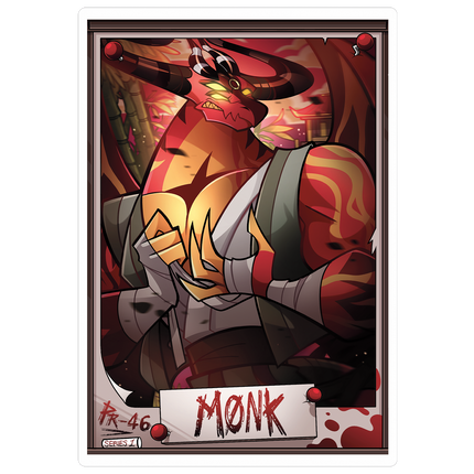 Helluva Boss Trading Cards - Monk Promo Card (PR-46) *LIMITED STOCK*