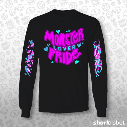 Long Sleeve Shirt - Monster Lover Pride w/Printed Sleeves *LIMITED RUN*