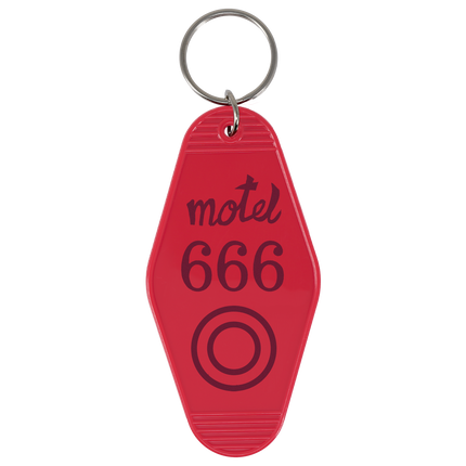 Motel 666 Keychain