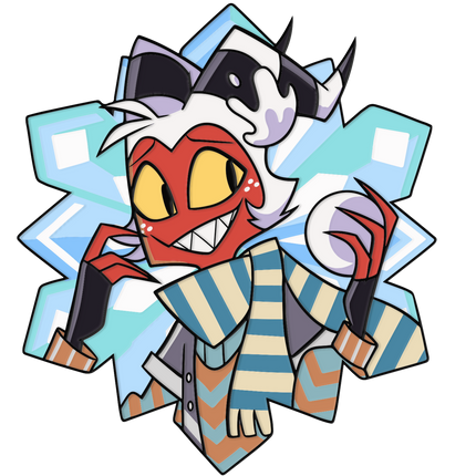 Moxxie - Cozy Winter - Enamel Pin *PRE-ORDER*