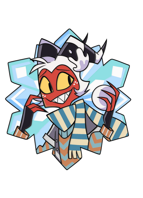 Moxxie - Cozy Winter - Enamel Pin *PRE-ORDER*