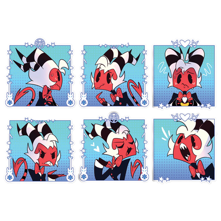 Moxxie Emoji Sticker Set *FINAL SALE*