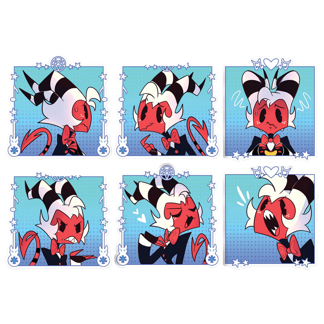 Moxxie Emoji Sticker Set FINAL SALE Shark Robot moxxie-emoji-sticker-set-final-sale-shark-robot