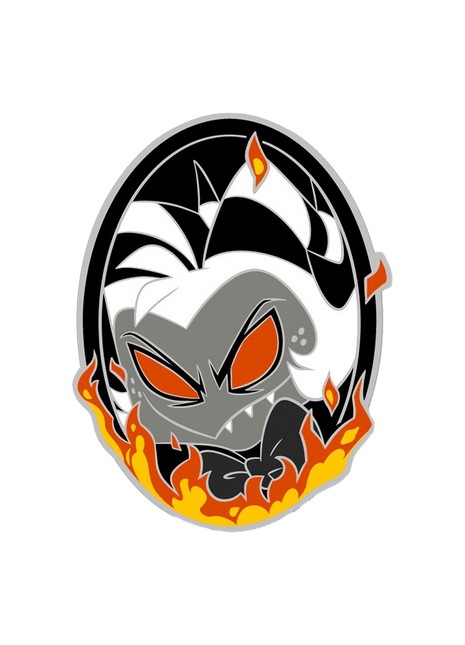 Moxxie Fiery Portrait - Enamel Pin *SALE*