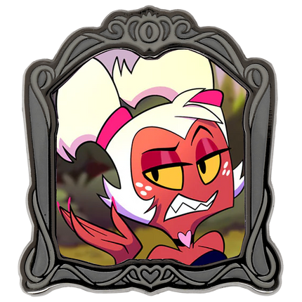 Moxxie Changing Portrait #2 - Lenticular Pin *FINAL SALE*