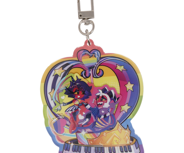 Millie & Moxxie - Pride Parade - Shaker Keychain *LIMITED STOCK