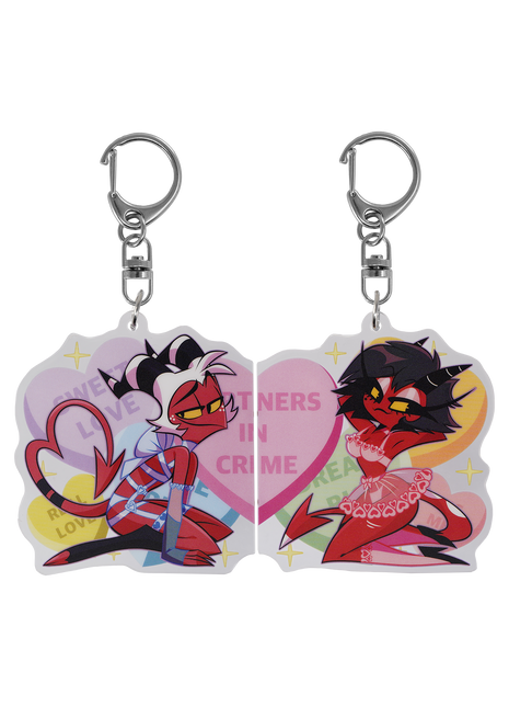 Moxxie x Millie - Valentines 2025 Couple Magnet Acrylic Keychain