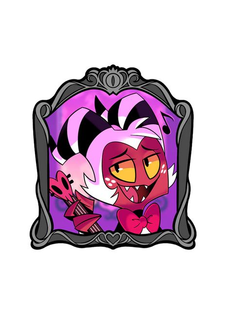 Moxxie Changing Portrait #2 - Lenticular Pin *SALE*