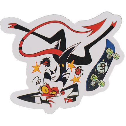 Moxxie Skateboard Sticker  *FINAL SALE*