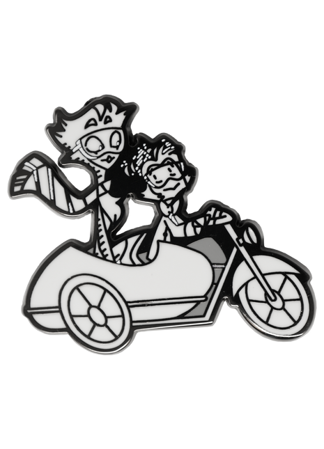Sketchy Stolas & Moxxie Pin *PRE-ORDER*
