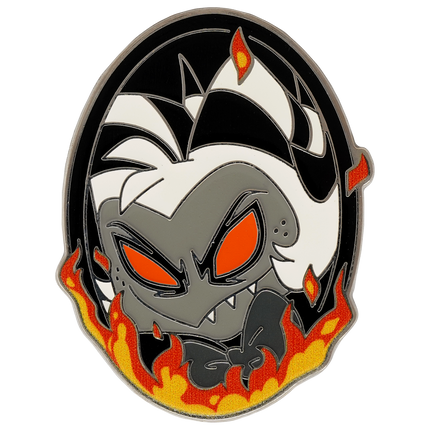 Moxxie Fiery Portrait - Enamel Pin *FINAL SALE*