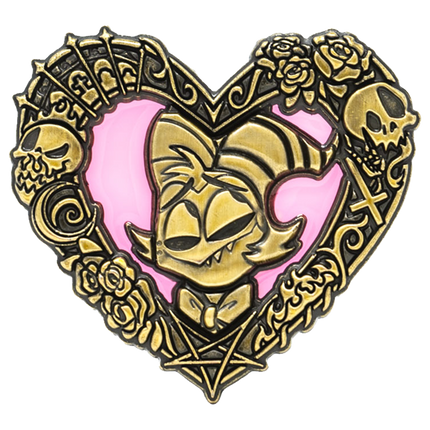 Heart Frame Pin - Moxxie - Oversized 3D Enamel Pin *SALE*
