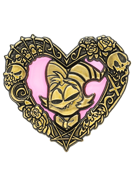 Heart Frame Pin - Moxxie - Oversized 3D Enamel Pin *SALE*