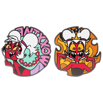 Unhappy Campers - Moxxine- 2 Pin Set *LIMITED STOCK*