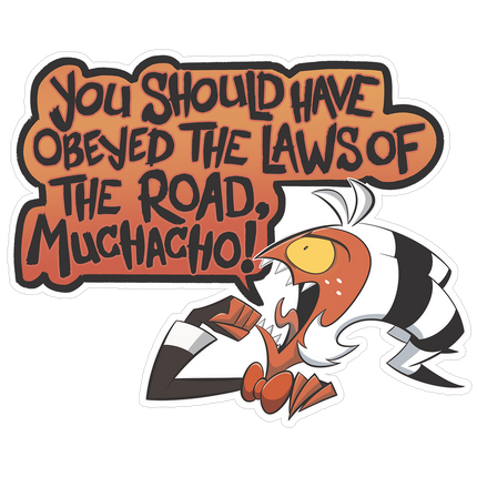 Obey The Laws of the Road Bumper Sticker *LIMITED STOCK*