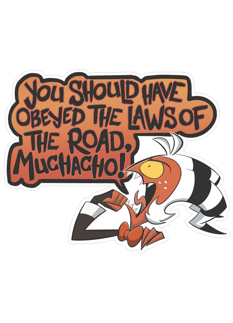 Obey The Laws of the Road Bumper Sticker *LIMITED STOCK*