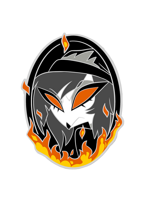Octavia Fiery Portrait - Enamel Pin *SALE*
