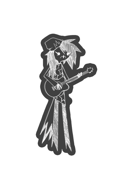 Sketchy Octavia Car Decal