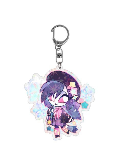 Octavia - Cozy Winter - Holographic Keychain *LIMITED STOCK*