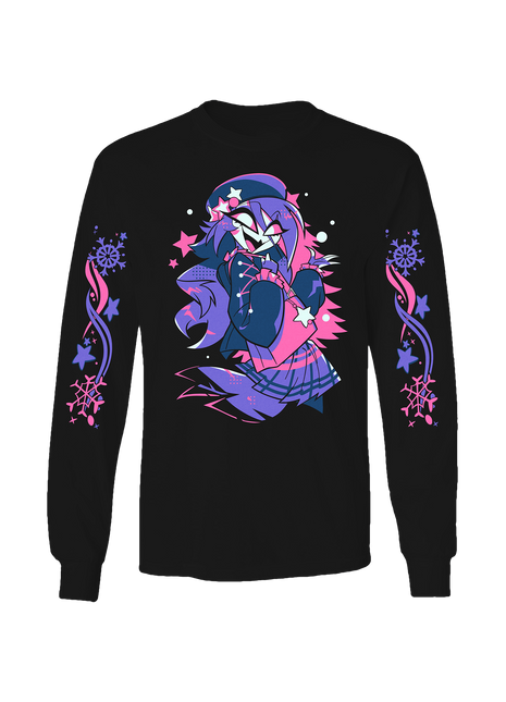 Long Sleeve Shirt - Octavia - Cozy Winter w/Printed Sleeves *PRE-ORDER*