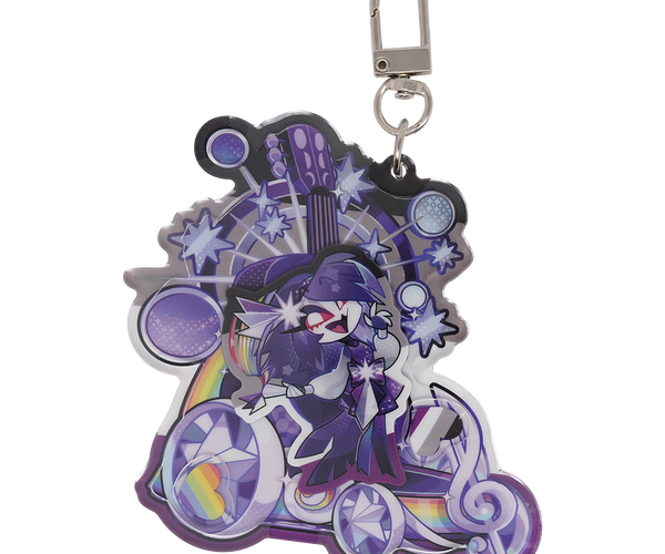 Octavia - Pride Parade - Shaker Keychain *LIMITED STOCK* – Shark Robot