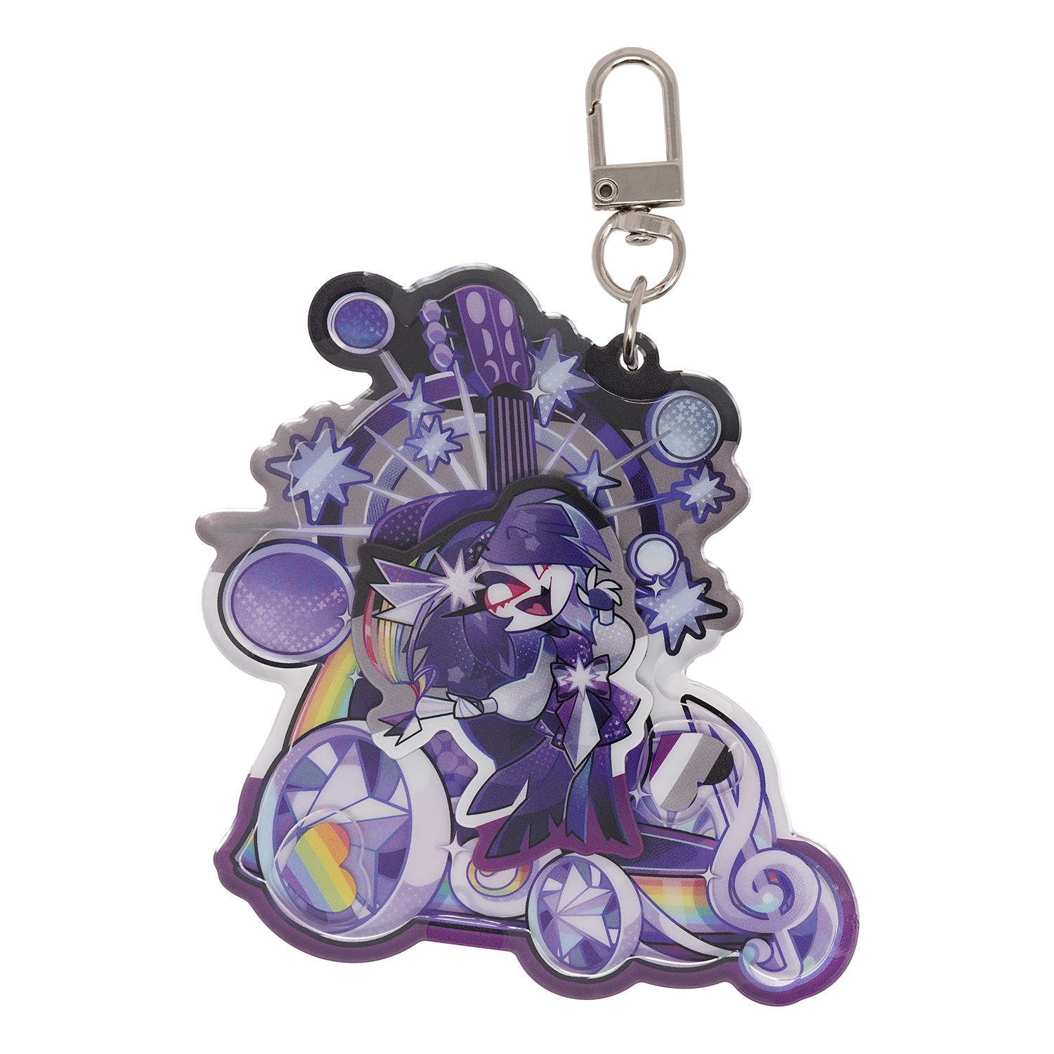 Octavia - Pride Parade - Shaker Keychain *LIMITED STOCK* – Shark Robot Octavia - Pride Parade - Shaker Keychain *LIMITED STOCK* – Shark Robot