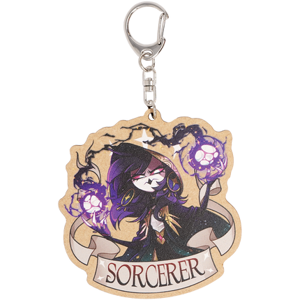 Sorcerer Octavia - Wooden Keychain *LIMITED STOCK*
