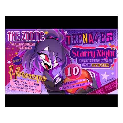 Octavia - From Helluva Boss with Love Poster Print *PRE-ORDER*