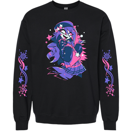Crewneck Sweatshirt - Octavia - Cozy Winter w/Printed Sleeves *PRE-ORDER*