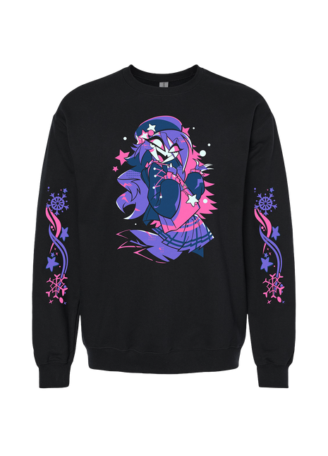 Crewneck Sweatshirt - Octavia - Cozy Winter w/Printed Sleeves *PRE-ORDER*