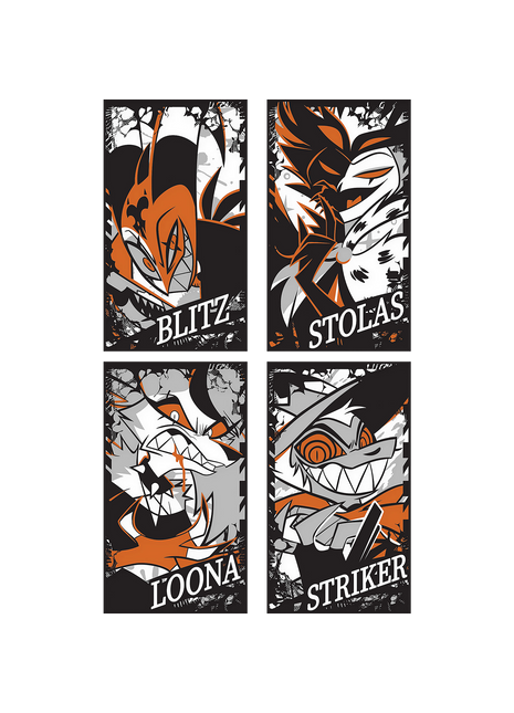 Metal Card Set Demon Series Wave 1 Orange Variant *SALE*