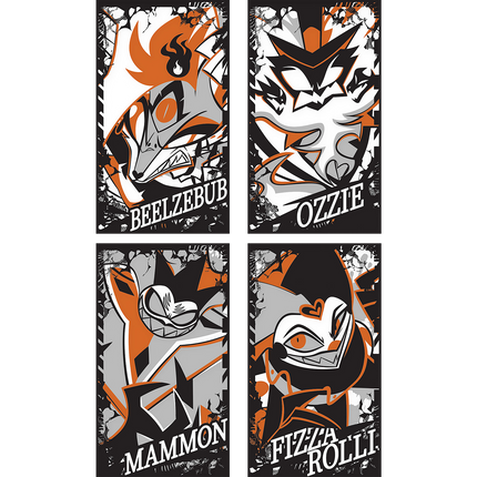 Metal Card Set Demon Series Wave 2 Orange Variant *SALE*