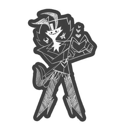 Sketchy Ozzie Car Decal