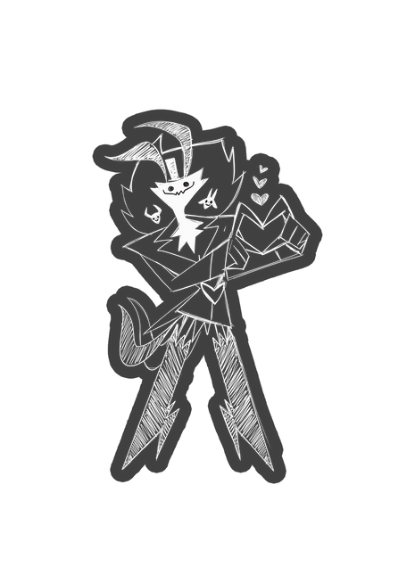 Sketchy Ozzie Car Decal