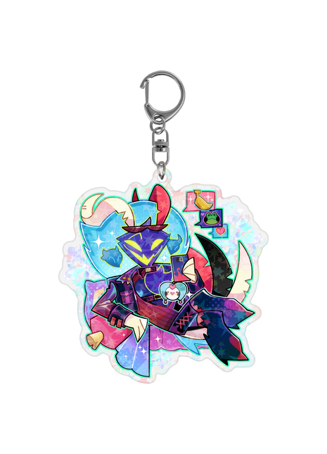 Ozzie - Cozy Winter - Holographic Keychain *LIMITED STOCK*