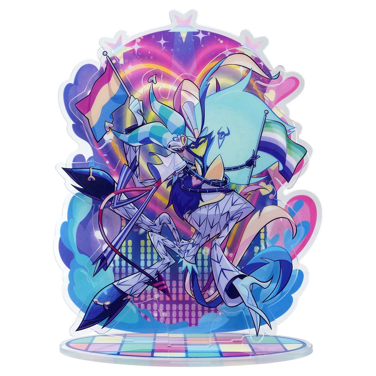 Fizzarolli & Ozzie - Pride 2025 Standee *LIMITED STOCK* – Shark Robot Fizzarolli & Ozzie - Pride 2025 Standee *LIMITED STOCK* – Shark Robot