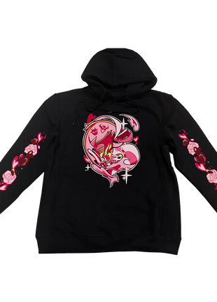 Pullover Hoodie - Ozzie and Fizz Valentines 2025 w/Printed Sleeves *PRE-ORDER*