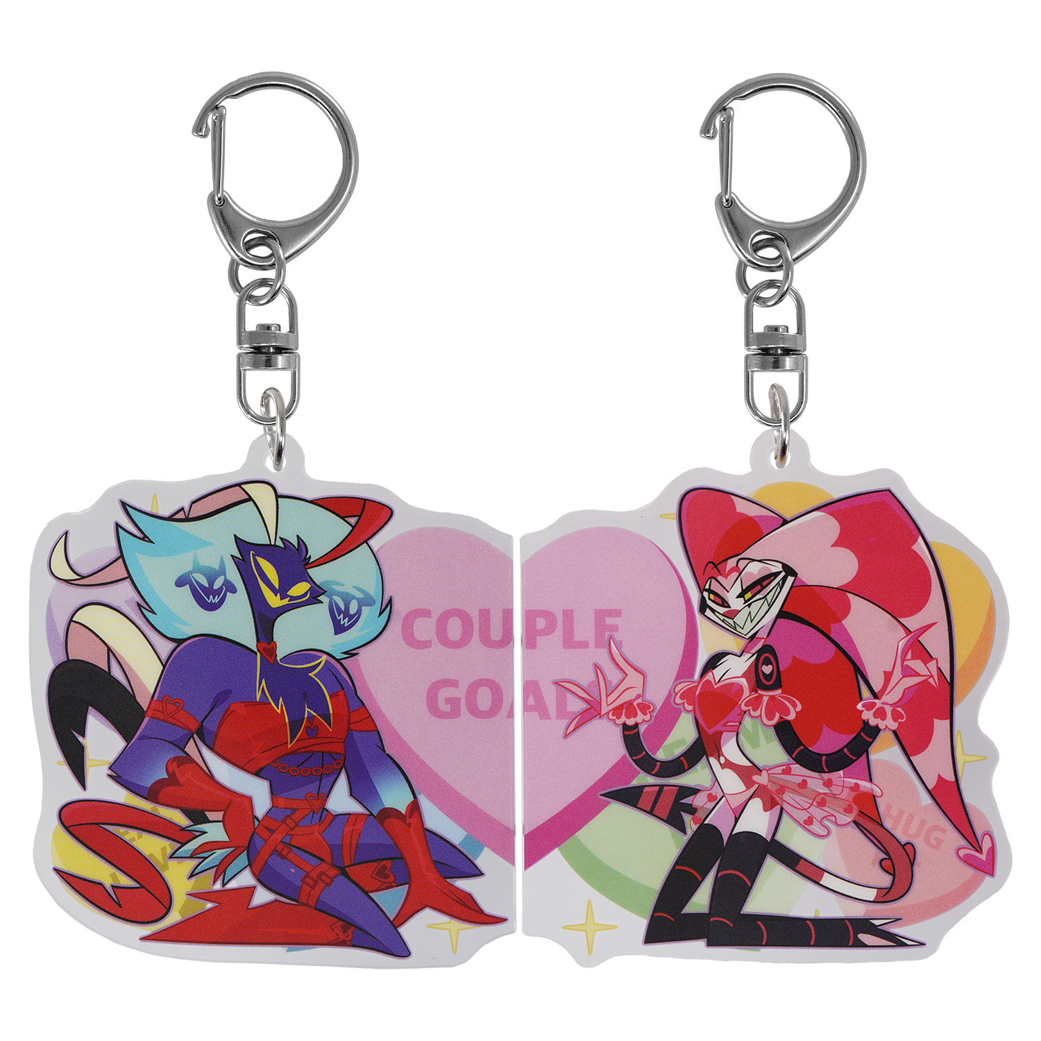 Ozzie x Fizz - Valentines 2025 Couple Magnet Acrylic Keychain Ozzie x Fizz - Valentines 2025 Couple Magnet Acrylic Keychain