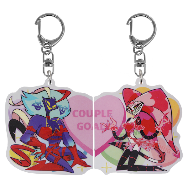 Ozzie x Fizz - Valentines 2025 Couple Magnet Acrylic Keychain Ozzie x Fizz - Valentines 2025 Couple Magnet Acrylic Keychain
