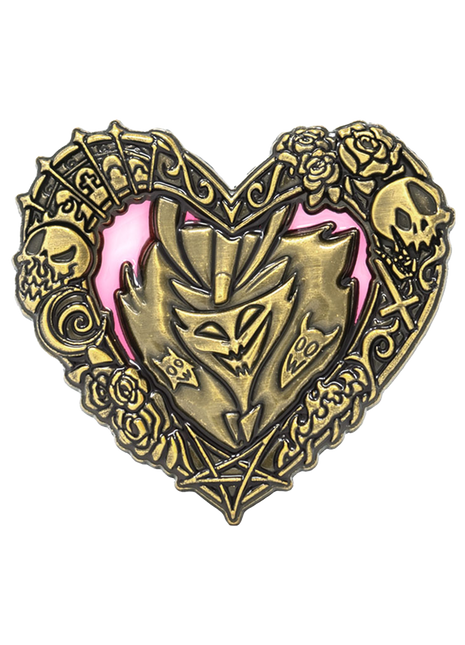 Heart Frame Pin - Ozzie - Oversized 3D Enamel Pin *SALE*