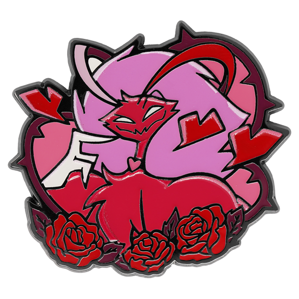 Ozzie - Valentines 2025 Enamel Pin – Shark Robot