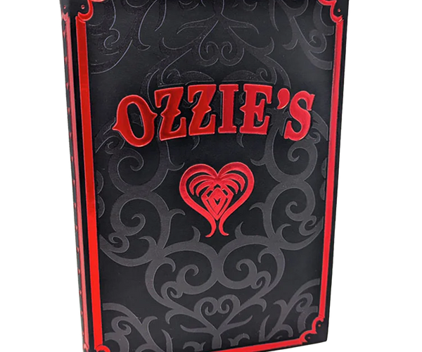 NOTEBOOK - Black and Red Foil Ozzie's Notebook *FINAL SALE