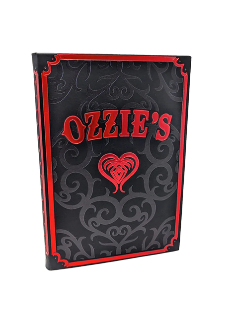 NOTEBOOK - Black and Red Foil Ozzie's Notebook *SALE*