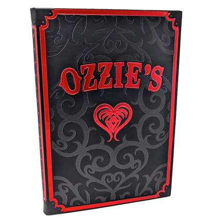 SKETCHBOOK - Black and Red Foil Ozzie's Notebook *SALE*