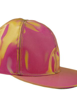 Lenticular Snapback - Pink & Yellow