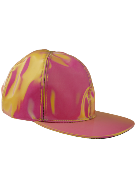 Lenticular Snapback - Pink & Yellow