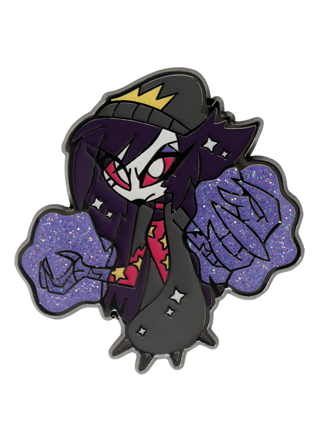 Powered Up Octavia - Glitter Enamel Pin