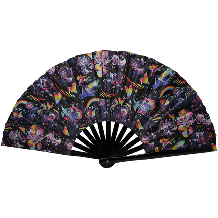 Helluva Boss Pride Pattern - Clacker Fan *LIMITED STOCK*