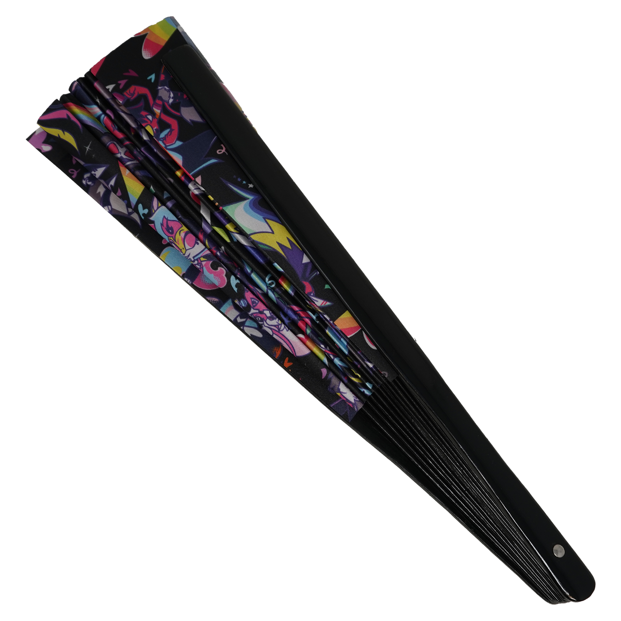Helluva Boss Pride Pattern - Clacker Fan *LIMITED STOCK* – Shark Robot