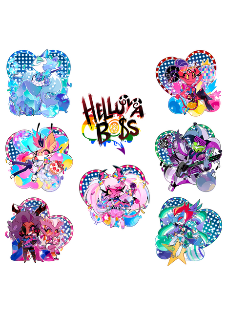 Helluva Pride Sticker Sheet Set 2